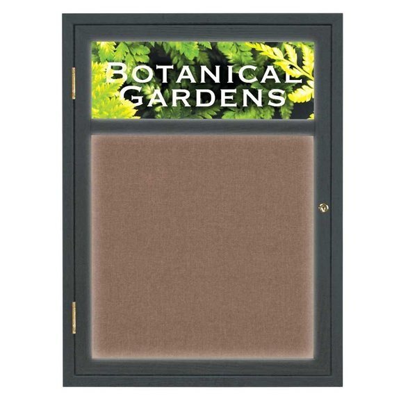 Open Faced Traditional Rounded Corkboard, UNITED VISUAL PRODUCTS, Mfr# UV639ARC-SATIN-AMETHY